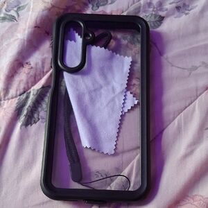 Black Transparent Phone Case